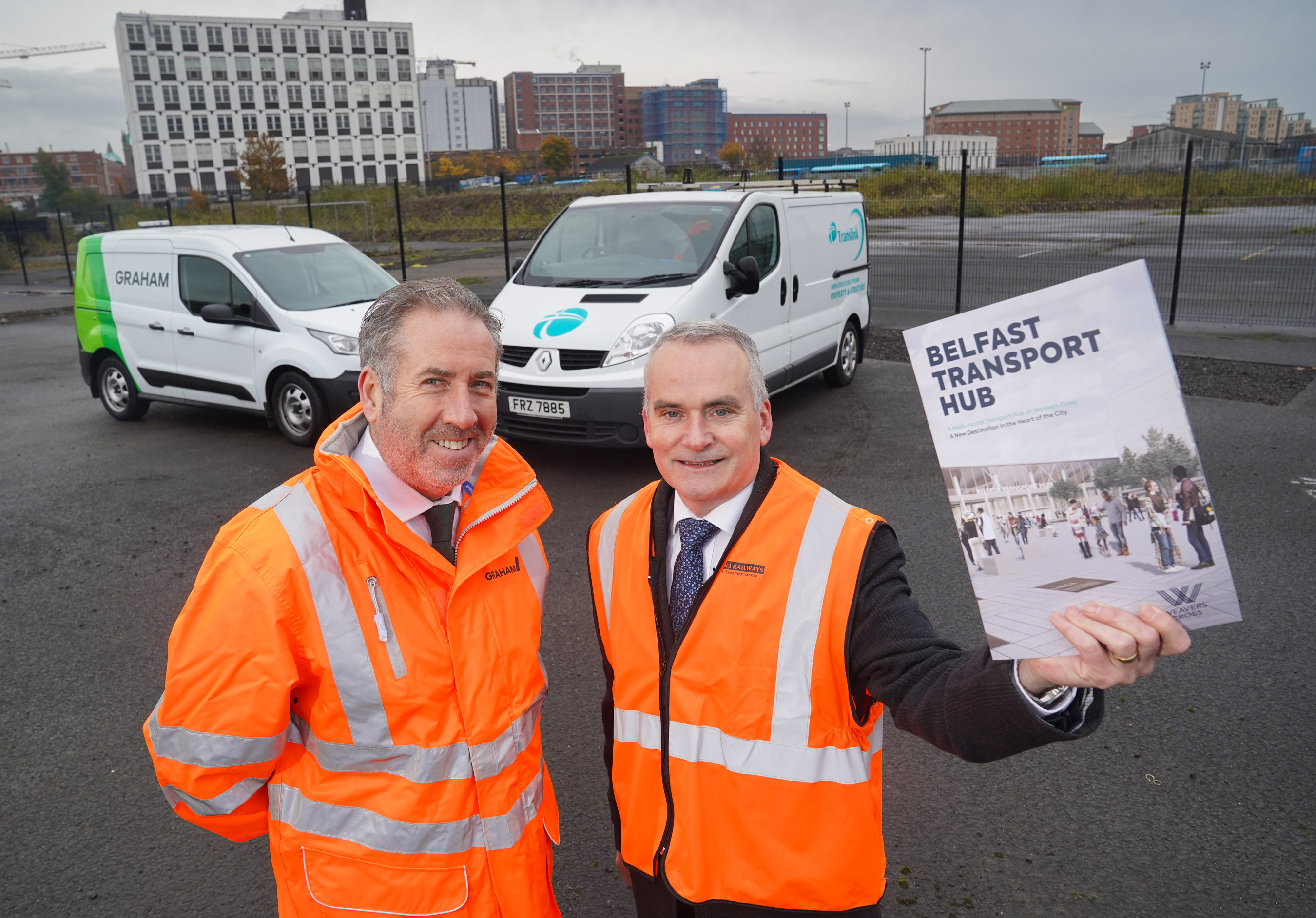 Work has started on the new Belfast Transport Hub for Translink image