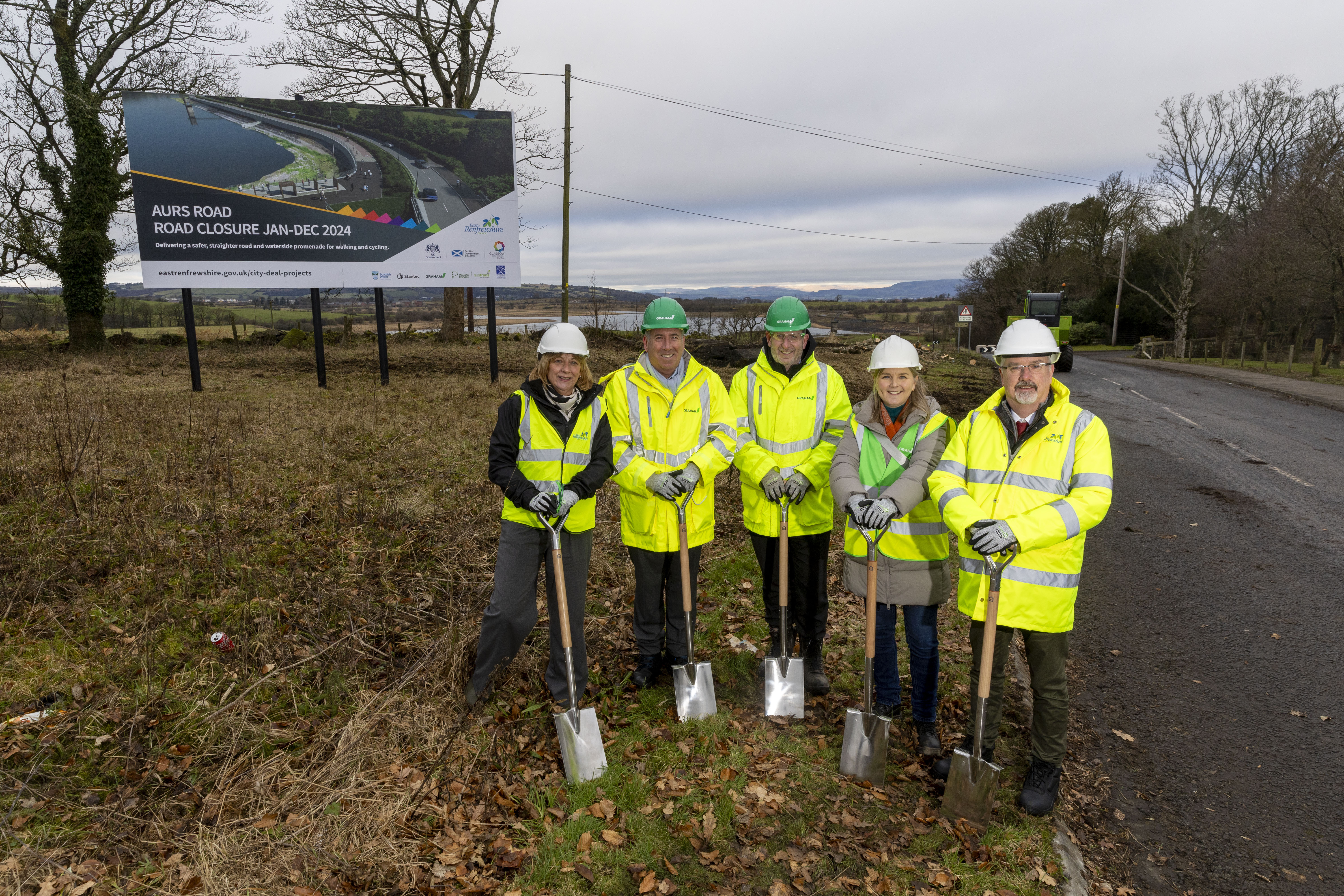 Groundbreaking ceremony marks the start of Aurs Road transformation image