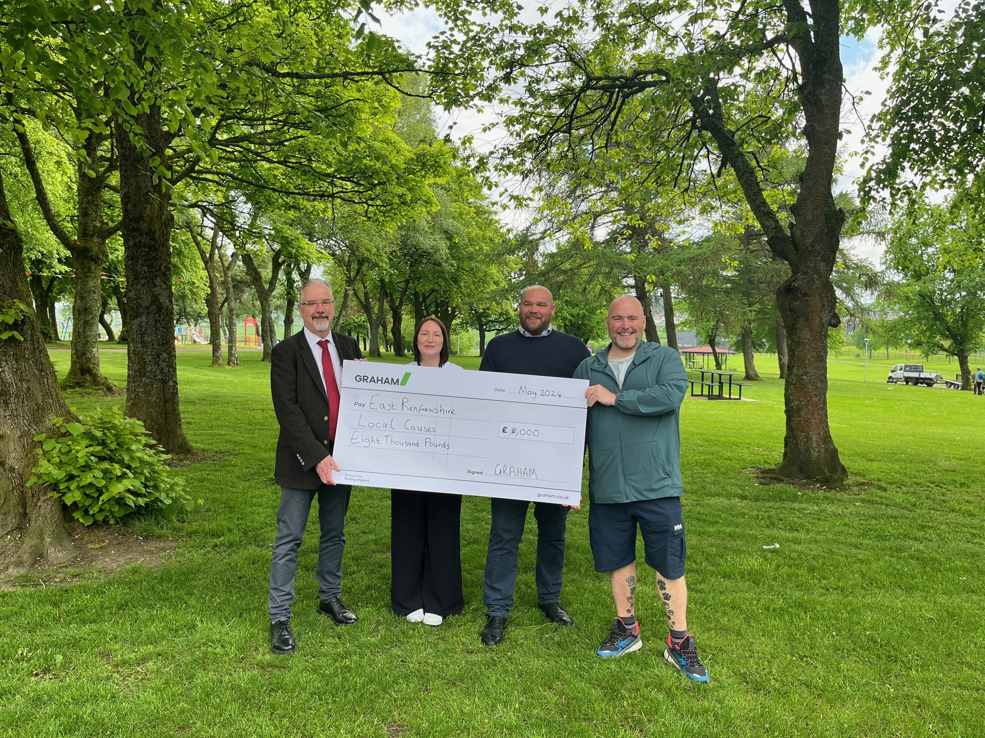 GRAHAM helps local causes secure almost £8000 through the Aurs Road project image