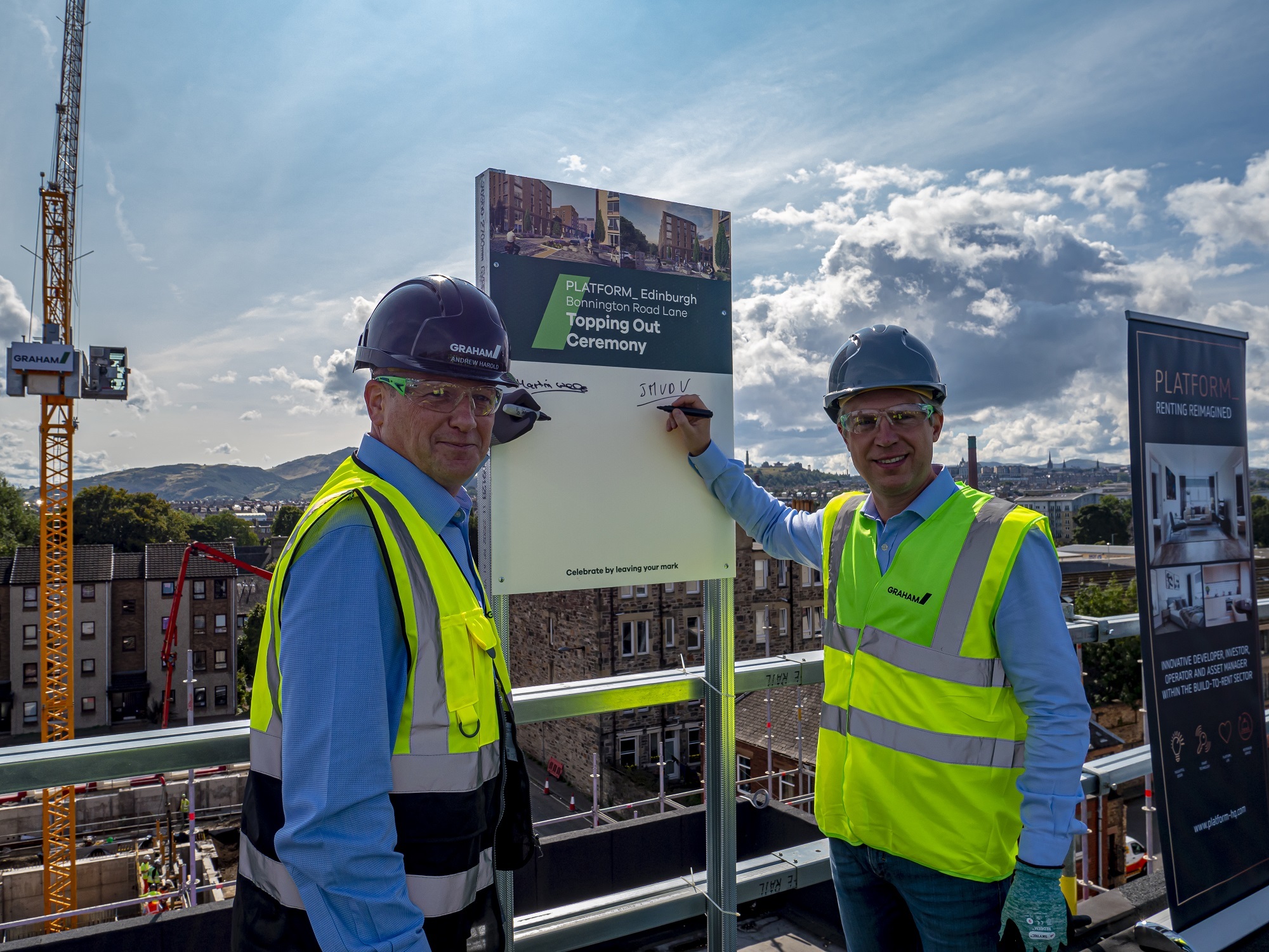 Bonnington Road Lane BTR development tops out image