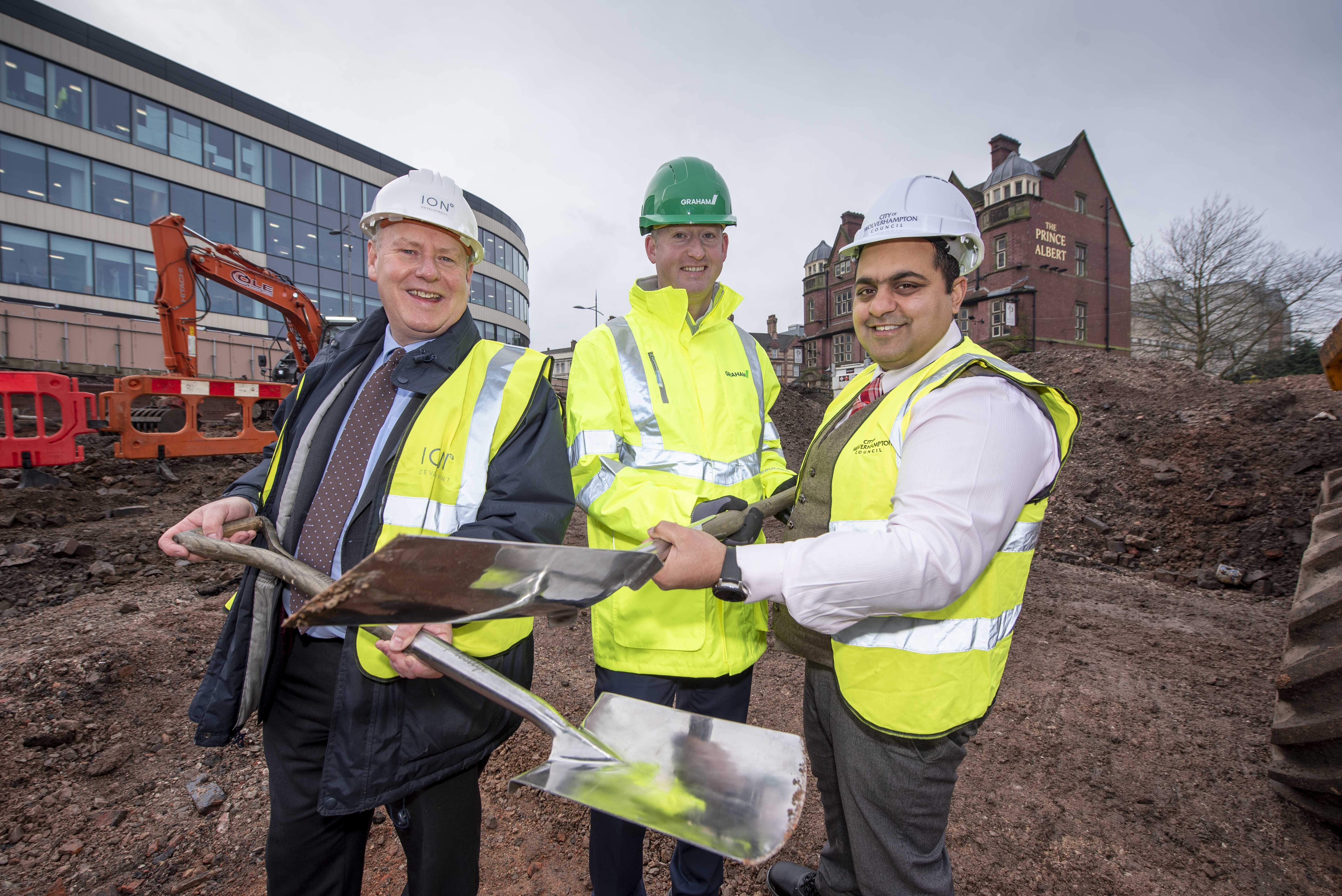 Construction works start on i9 office development image