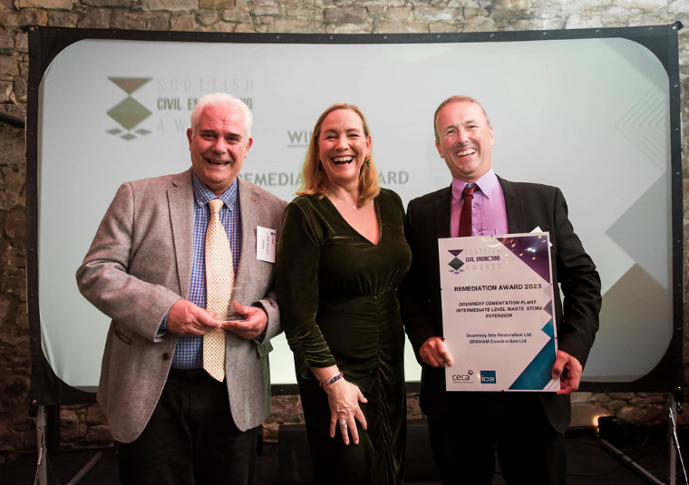 GRAHAM wins Remediation Award at Scottish Civil Engineering Awards image
