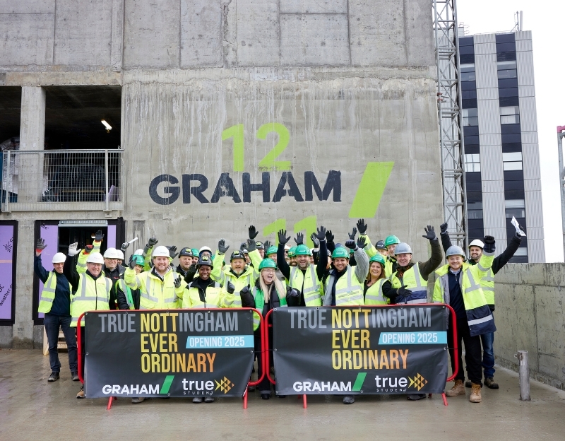 Nottingham’s Bendigo Building Reaches Topping Out Milestone image
