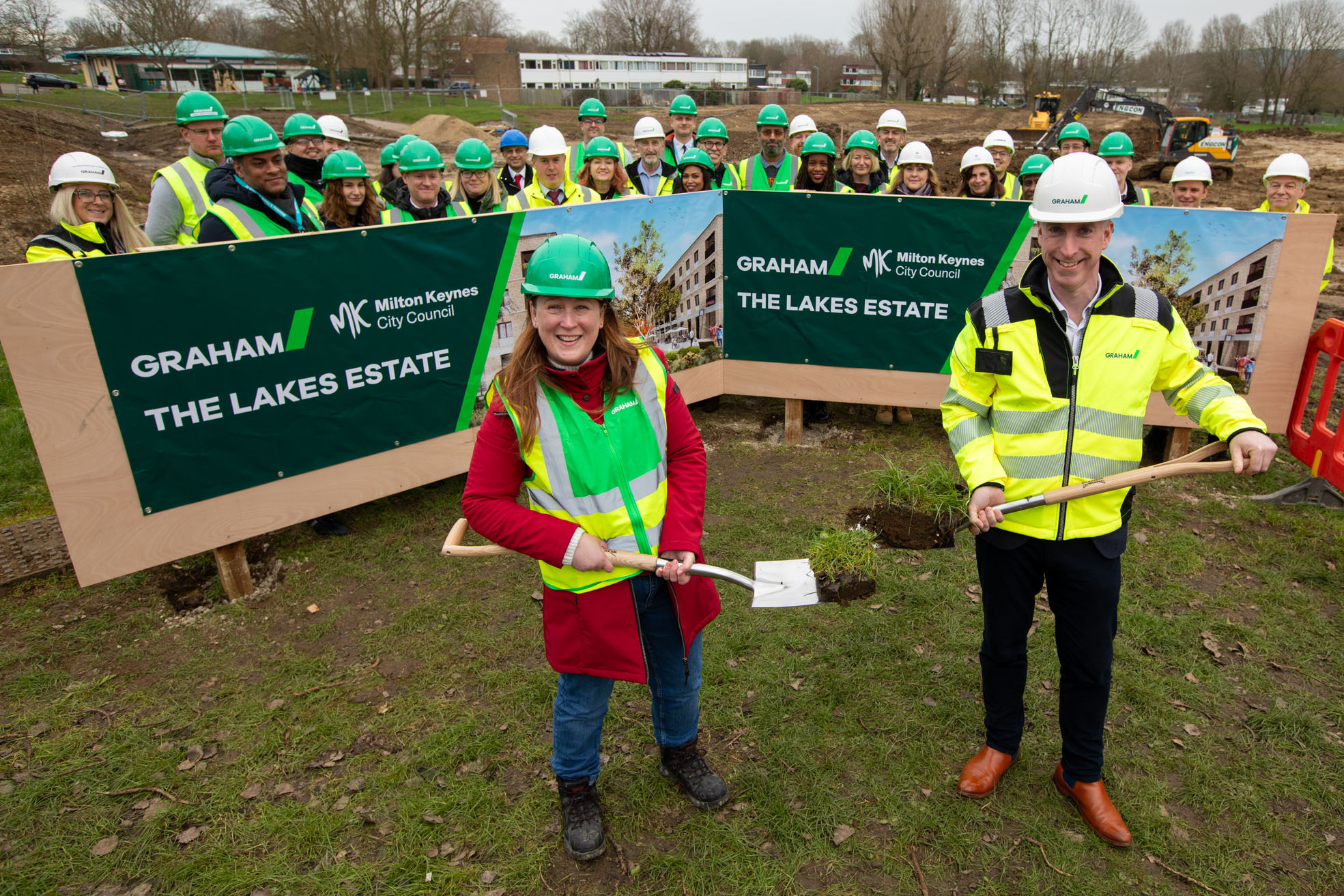 Work starts on major regeneration programme in Bletchley image