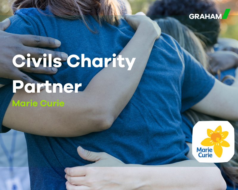 GRAHAM Civils Division announces Marie Curie as Charity Partner for 2024/2025 image