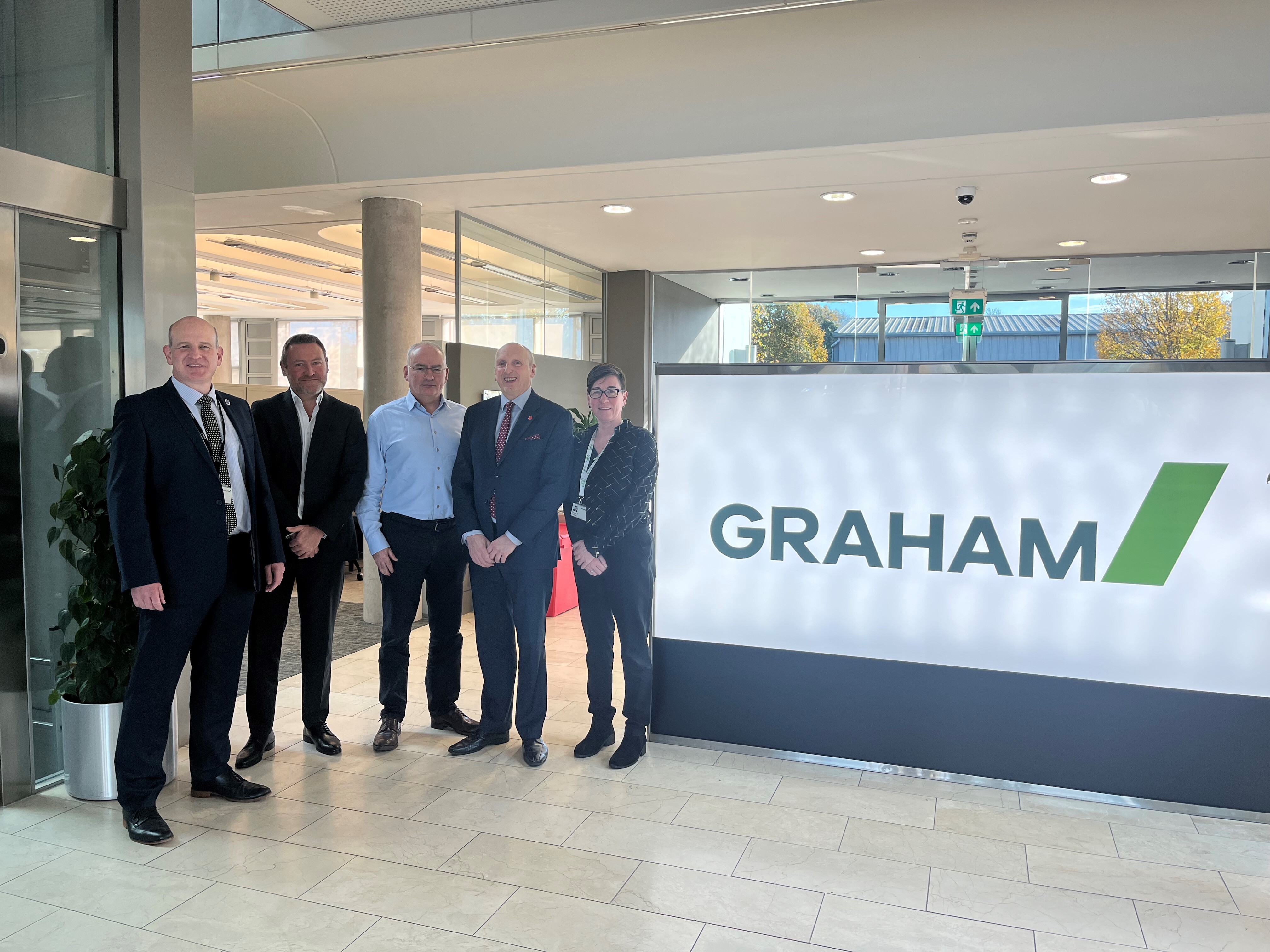 Institute of Collaborative Working CEO visits GRAHAM HQ image