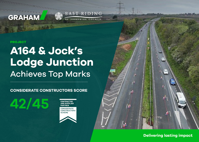 "Excellent” rating from the Considerate Construction Scheme (CCS) image