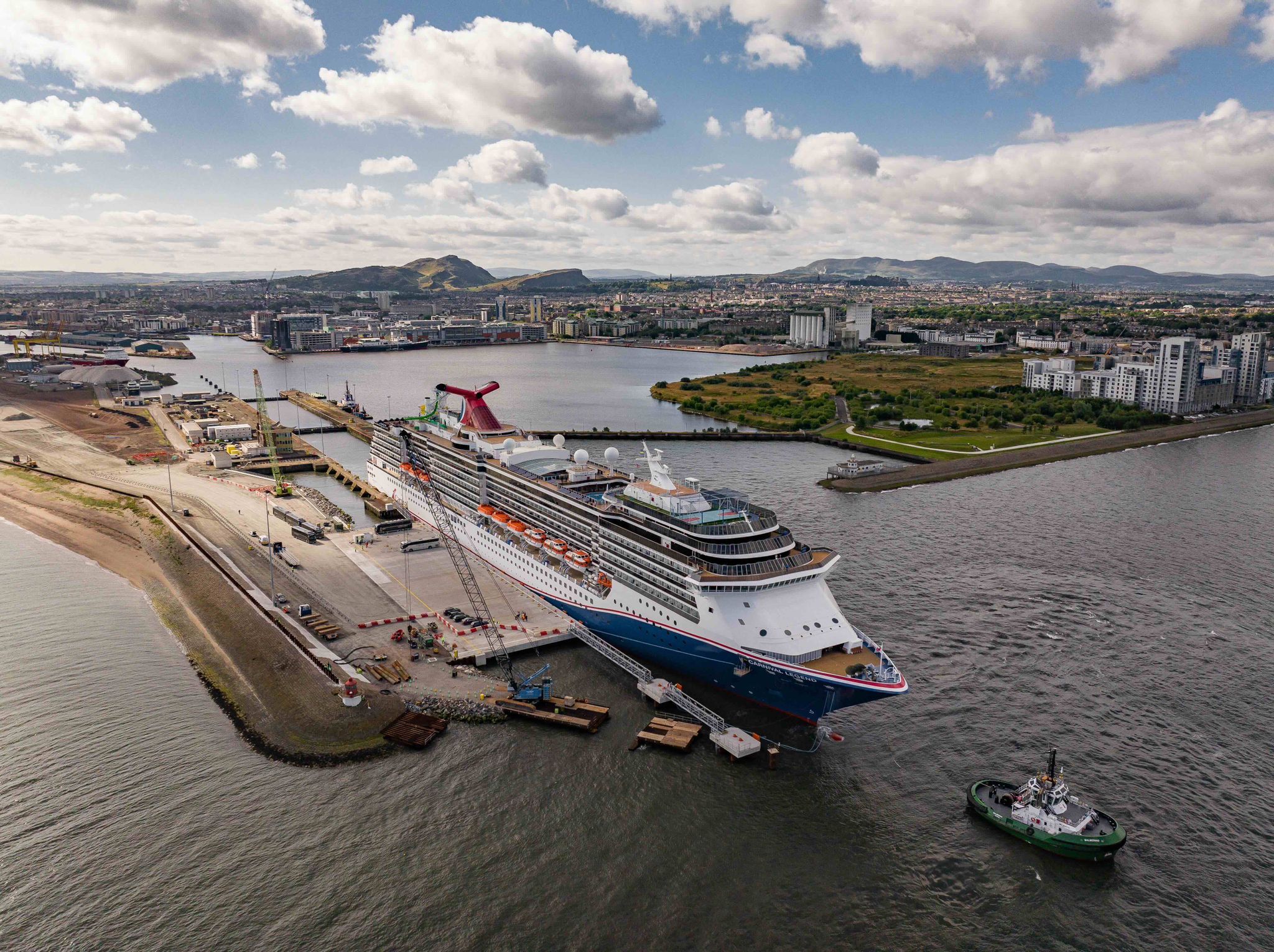 Vessel docks at Leith Outer Berth for the first time image