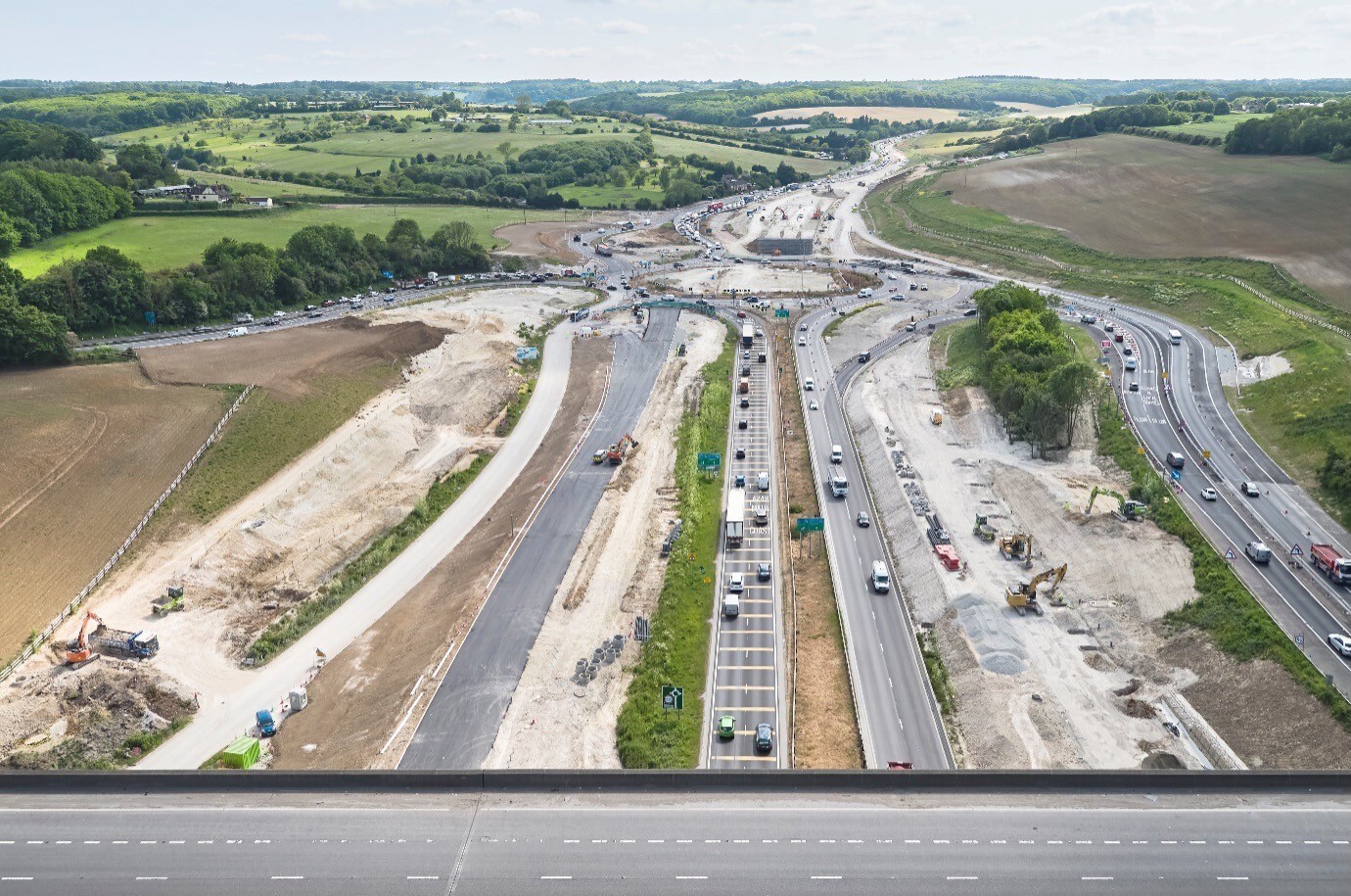 GRAHAM hits construction milestone at M2 junction 5 improvements scheme image