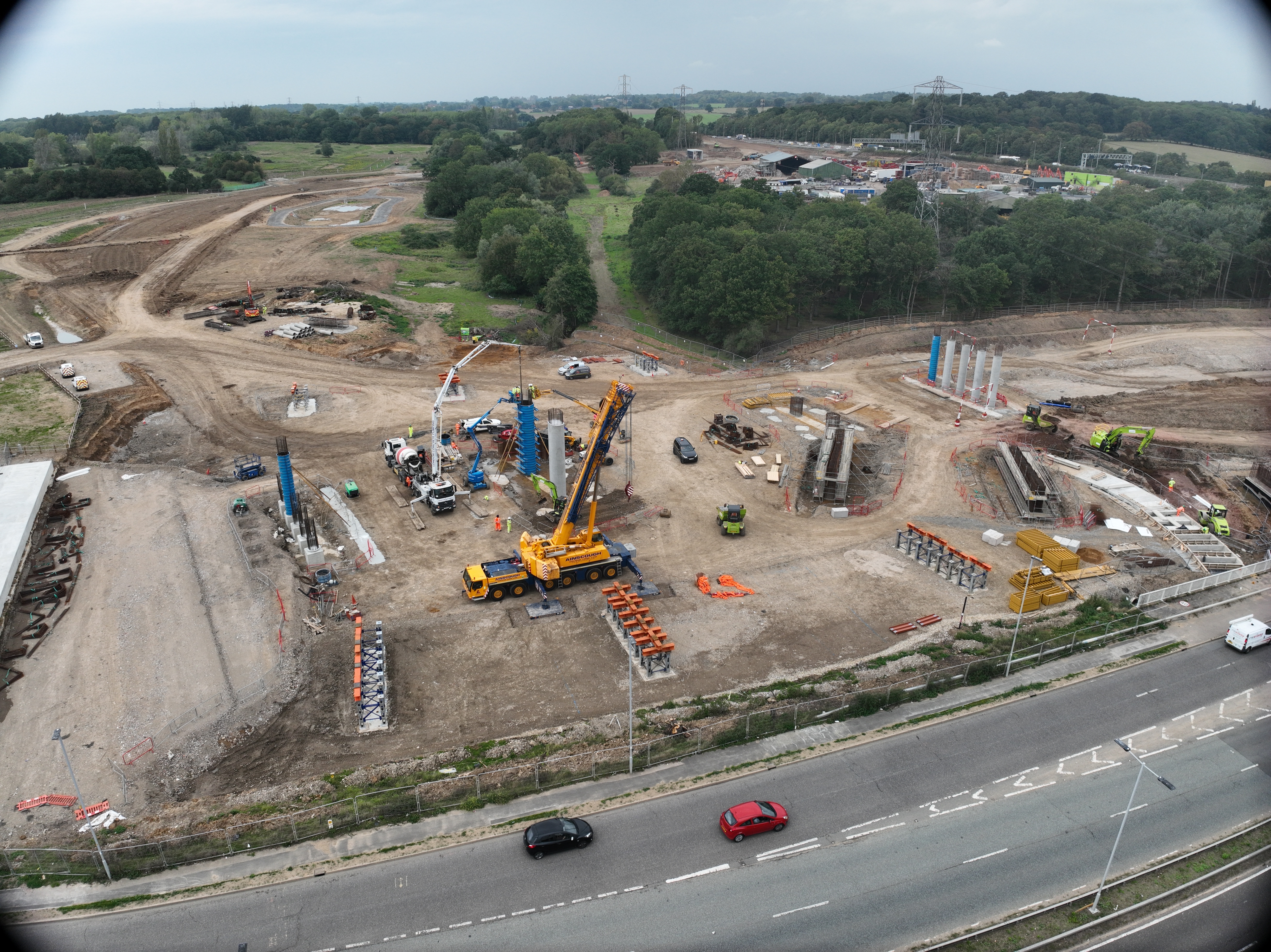 Work progressing on M25 junction 28 scheme image