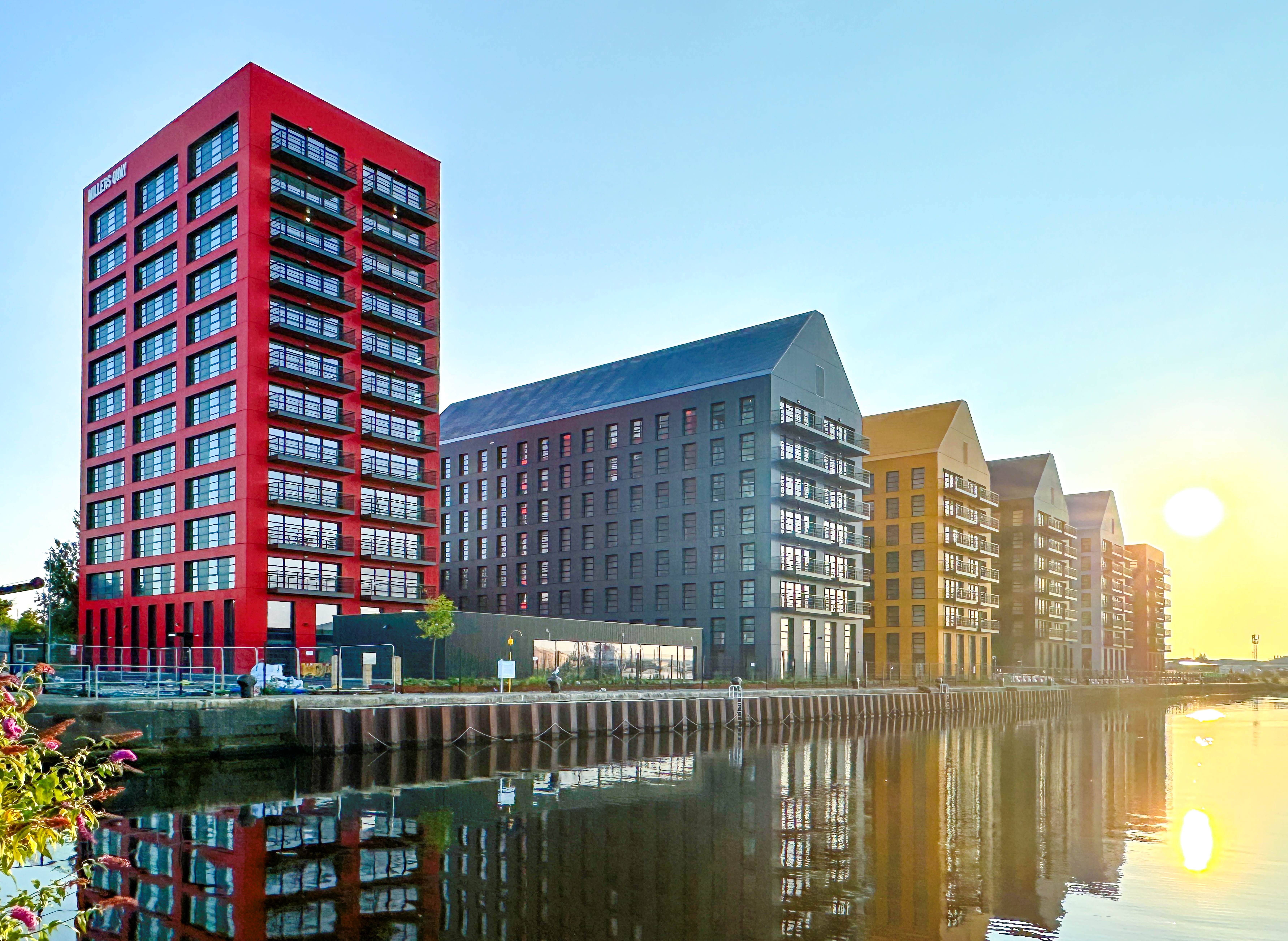New waterside apartments complete at landmark Millers Quay development image