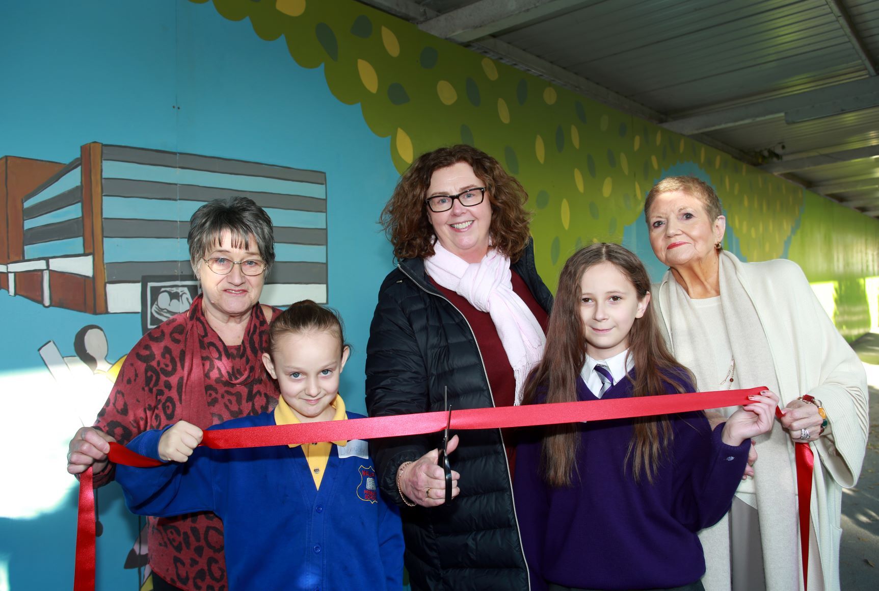 ‘Great Expectations’ - Intergenerational, cross community mural celebrates maternity wing at Royal Victoria Hospital image