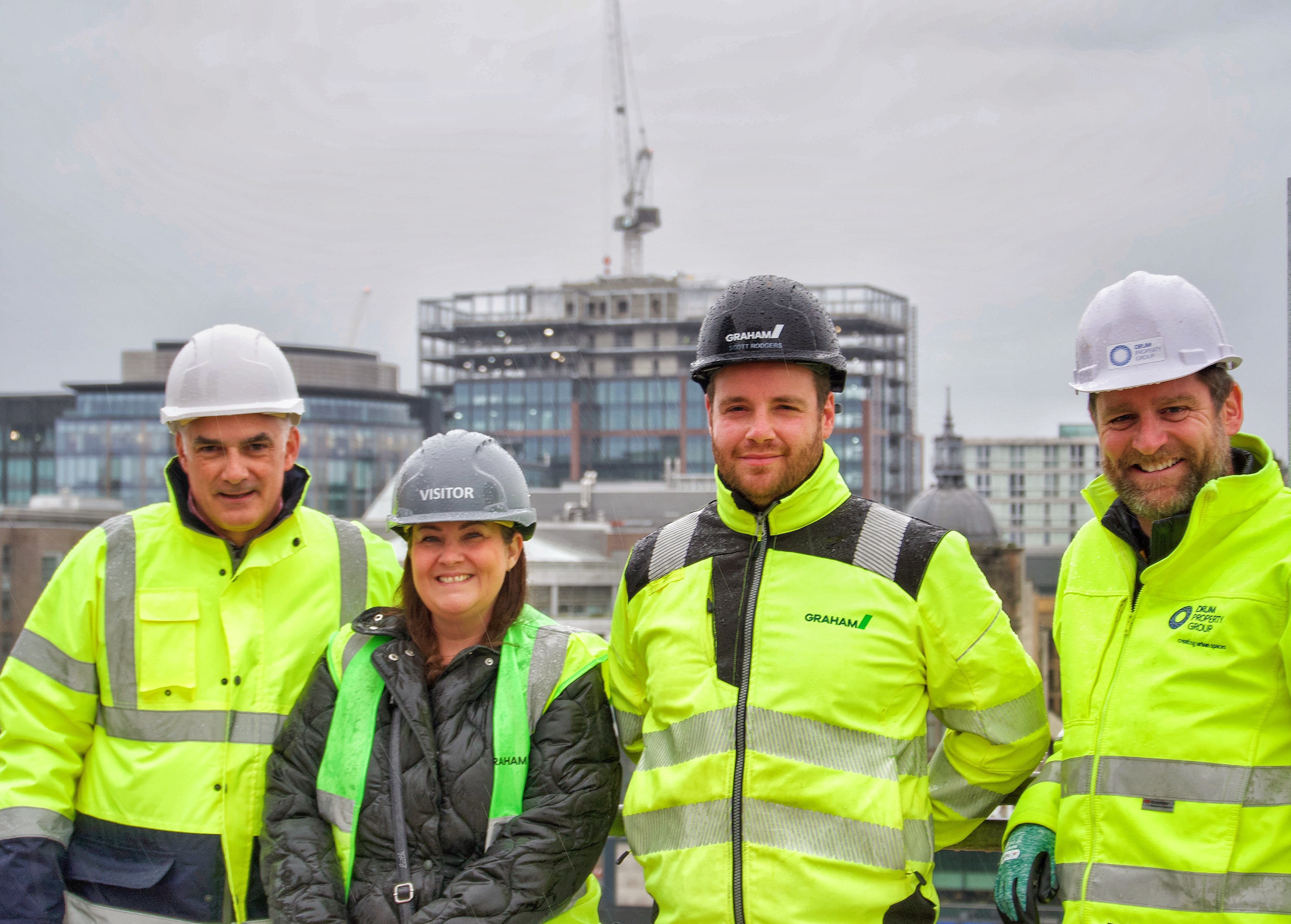 New Student Loans Company building reaches milestone in Glasgow's Buchanan Wharf image