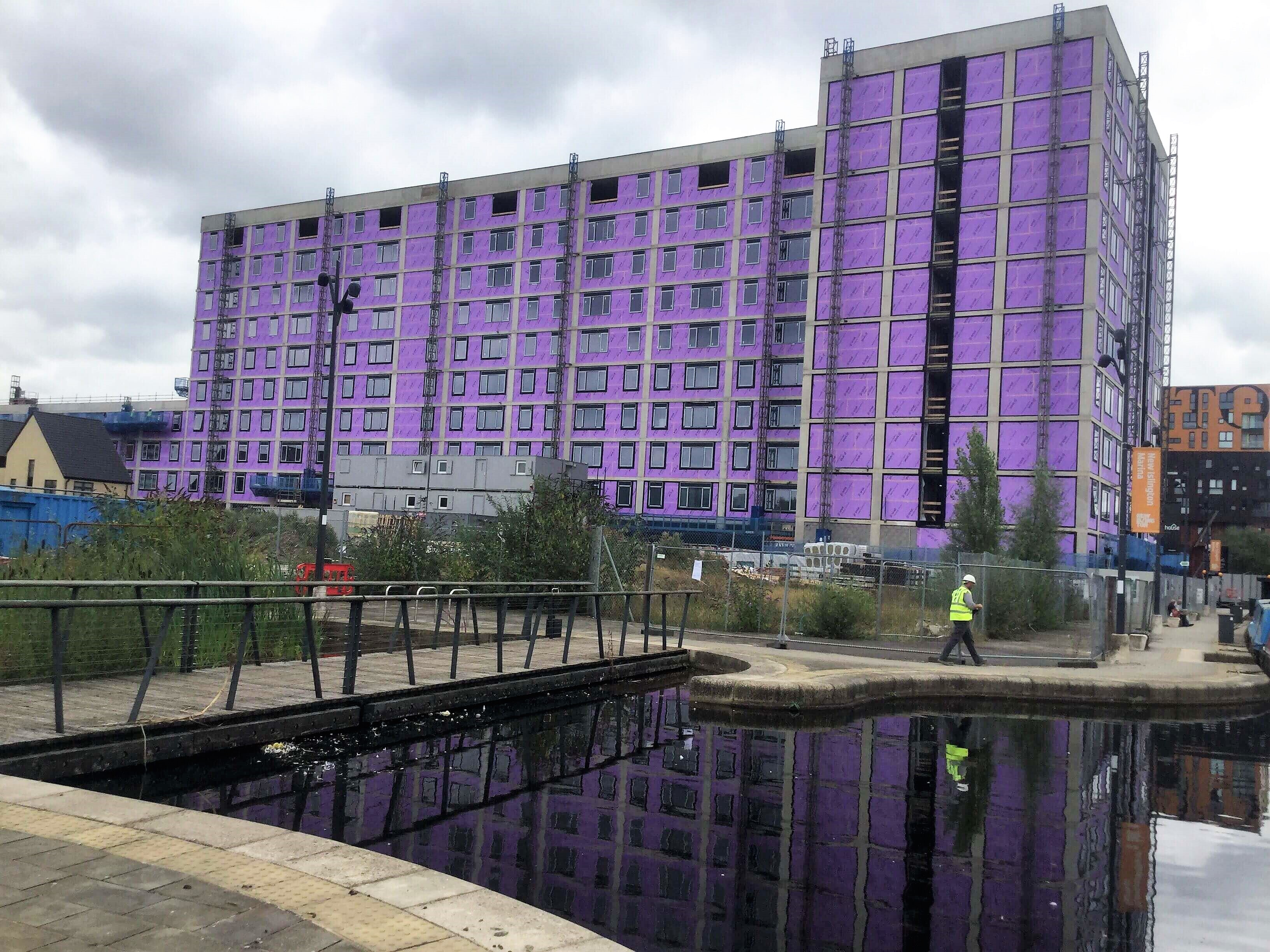 Blue sky thinking at Weavers Quay image