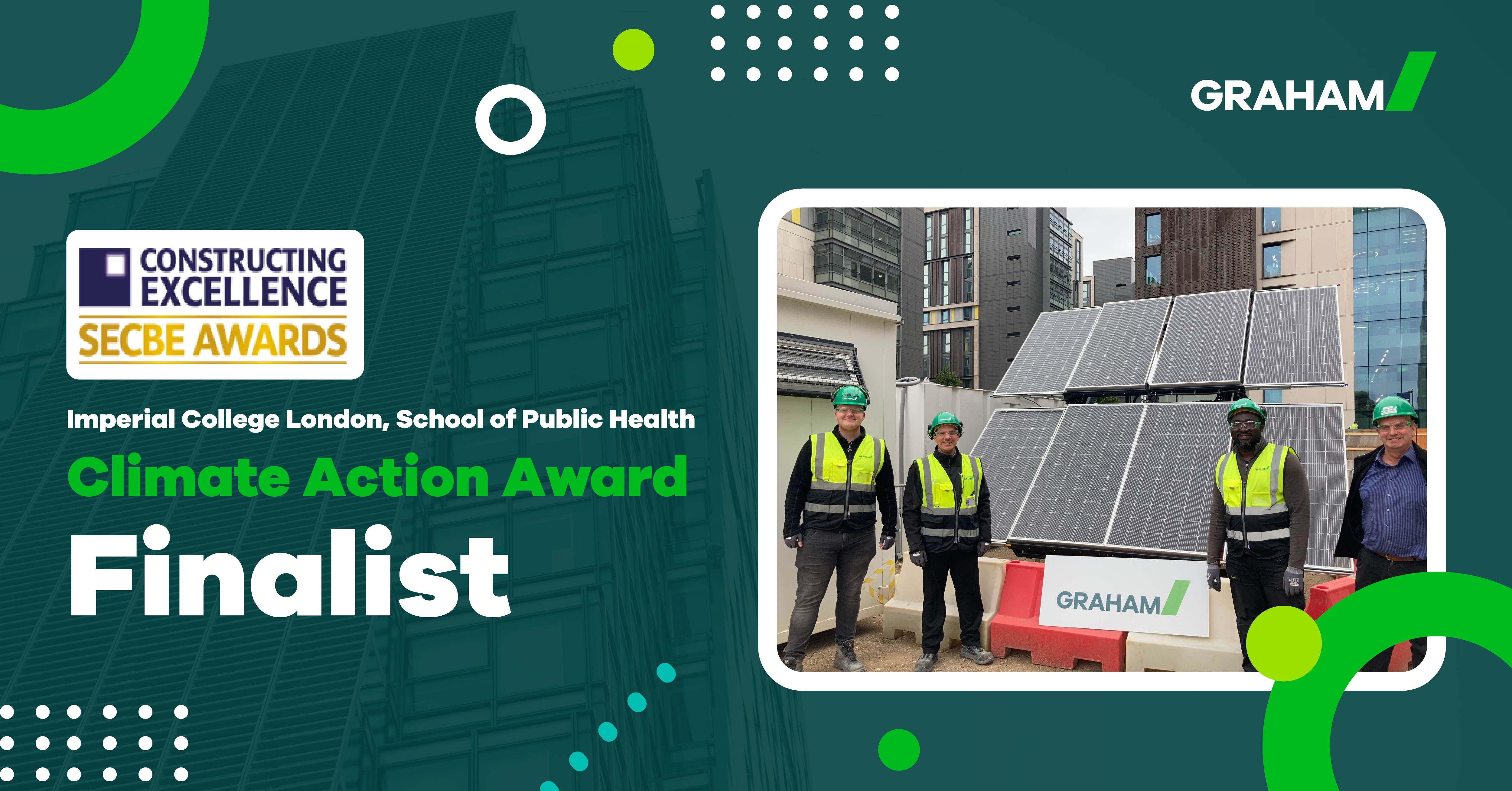 Imperial College London’s School of Public Health shortlisted for Climate Action Award image