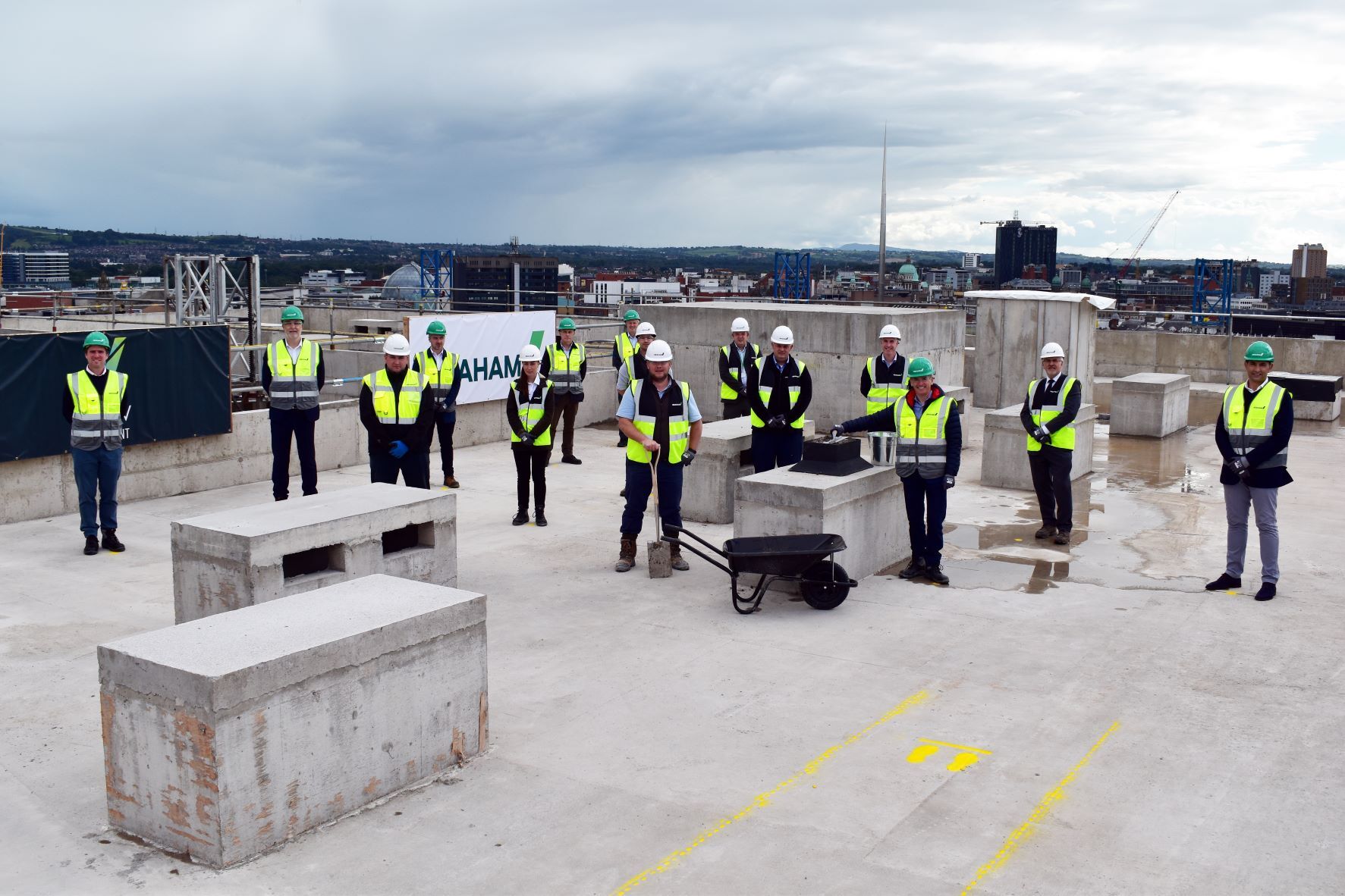 Celebrating LIV Student York Street complex ‘topping out' ﻿ image