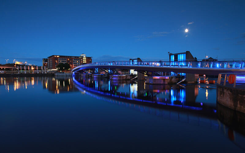 Civil Engineering - Bridge - Lagan Weir Footbridge - 1