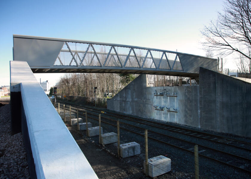 GRAHAM completes milestone footbridge installation as part of Belfast Grand Central Station Enabling Works