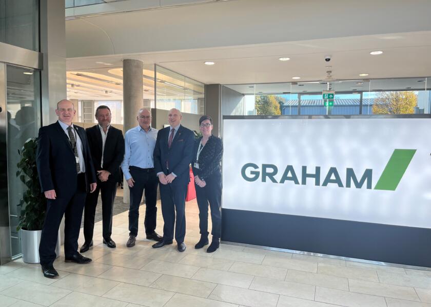 Institute of Collaborative Working CEO visits GRAHAM HQ