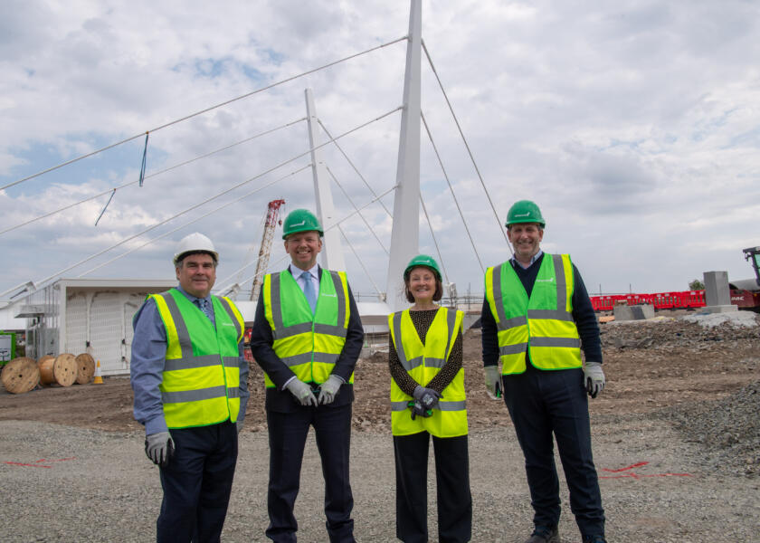 Parliamentary Under Secretary of State Lord Cameron visits Clyde Waterfront & Renfrew Riverside