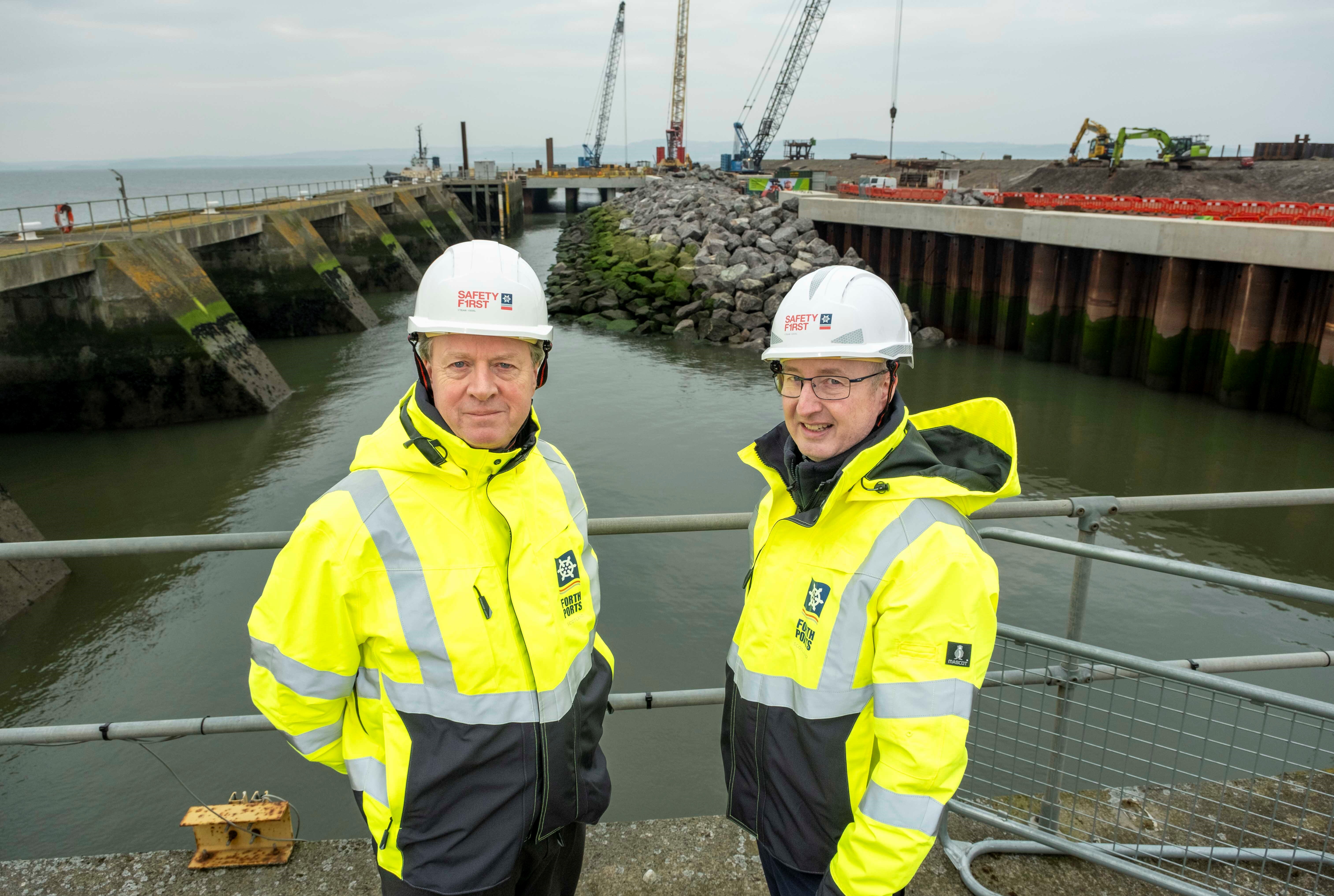 Scottish Secretary visits Scotland's Largest Renewable Energy Hub at Port of Leith image