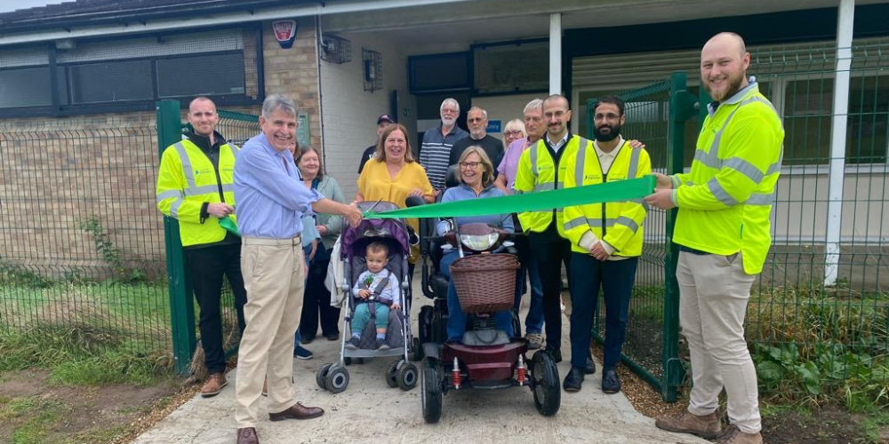 M2 Junction 5 Team Help Make Pavilion More Accessible image